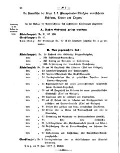 Verordnungsblatt für den Dienstbereich des K.K. Finanzministeriums für die im Reichsrate vertretenen Königreiche und Länder 18770628 Seite: 2