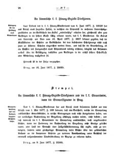 Verordnungsblatt für den Dienstbereich des K.K. Finanzministeriums für die im Reichsrate vertretenen Königreiche und Länder 18770628 Seite: 4