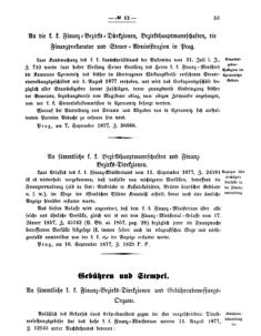 Verordnungsblatt für den Dienstbereich des K.K. Finanzministeriums für die im Reichsrate vertretenen Königreiche und Länder 18770919 Seite: 3