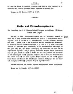 Verordnungsblatt für den Dienstbereich des K.K. Finanzministeriums für die im Reichsrate vertretenen Königreiche und Länder 18771231 Seite: 5