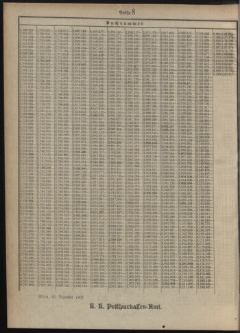 Verordnungsblatt des Postsparkassen-Amtes in Wien 19080102 Seite: 22