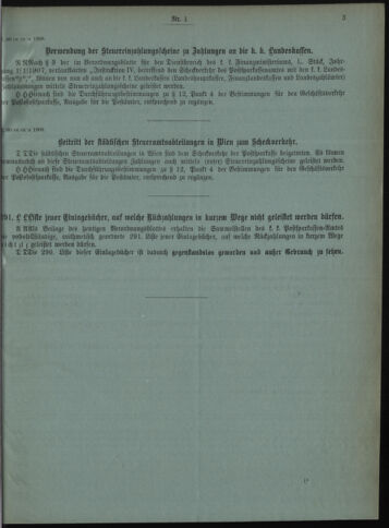 Verordnungsblatt des Postsparkassen-Amtes in Wien 19080102 Seite: 3