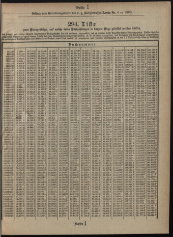 Verordnungsblatt des Postsparkassen-Amtes in Wien 19080401 Seite: 13