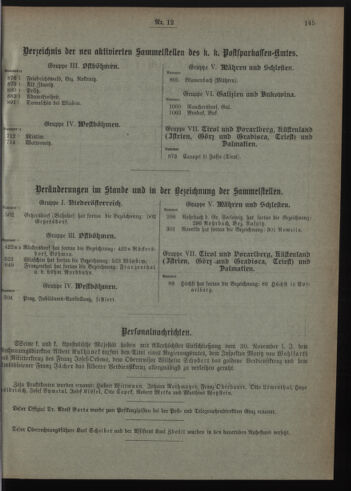 Verordnungsblatt des Postsparkassen-Amtes in Wien 19081201 Seite: 9