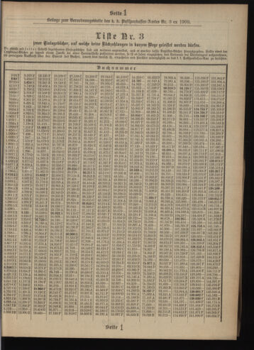 Verordnungsblatt des Postsparkassen-Amtes in Wien 19090301 Seite: 11