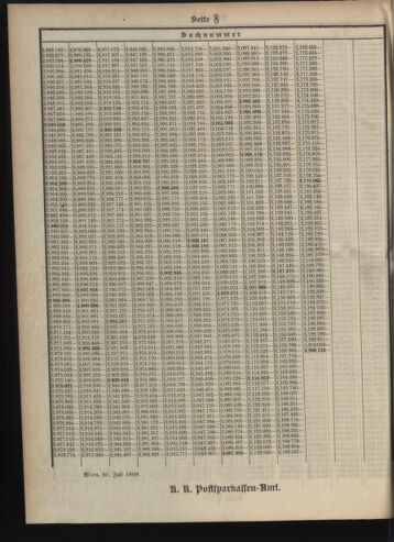 Verordnungsblatt des Postsparkassen-Amtes in Wien 19090802 Seite: 18