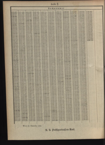 Verordnungsblatt des Postsparkassen-Amtes in Wien 19091001 Seite: 18