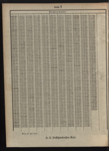 Verordnungsblatt des Postsparkassen-Amtes in Wien 19100701 Seite: 18