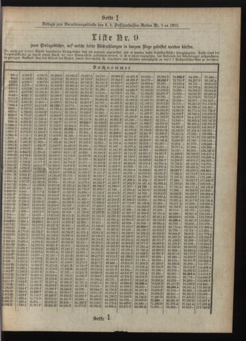 Verordnungsblatt des Postsparkassen-Amtes in Wien 19100901 Seite: 11