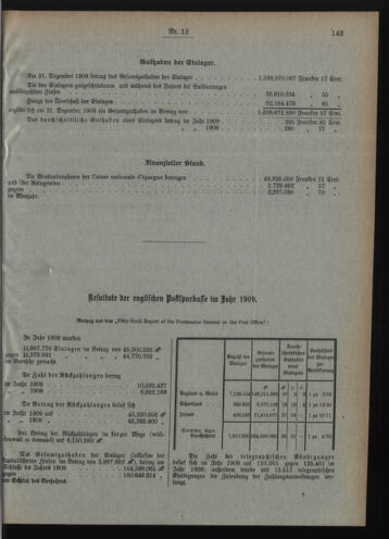 Verordnungsblatt des Postsparkassen-Amtes in Wien 19101201 Seite: 13