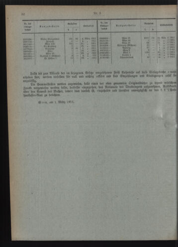 Verordnungsblatt des Postsparkassen-Amtes in Wien 19110301 Seite: 8