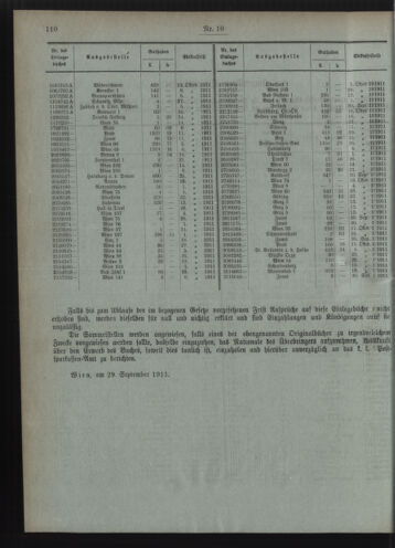 Verordnungsblatt des Postsparkassen-Amtes in Wien 19111002 Seite: 6