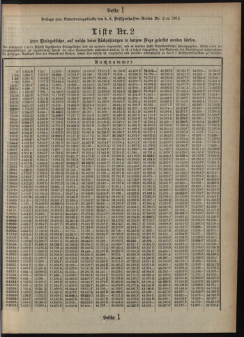 Verordnungsblatt des Postsparkassen-Amtes in Wien 19120201 Seite: 13