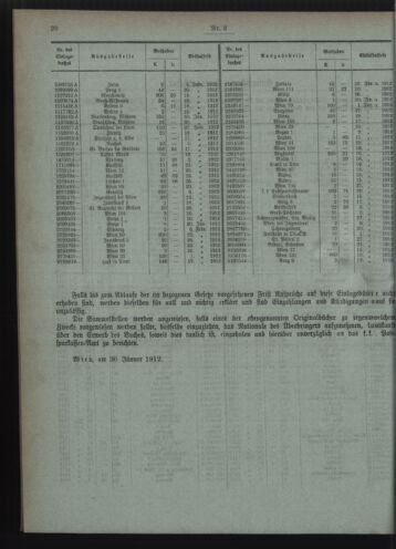 Verordnungsblatt des Postsparkassen-Amtes in Wien 19120201 Seite: 8