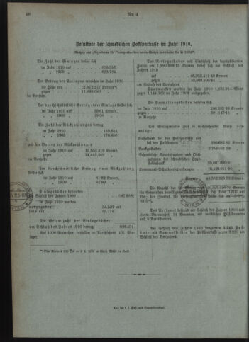 Verordnungsblatt des Postsparkassen-Amtes in Wien 19120401 Seite: 12