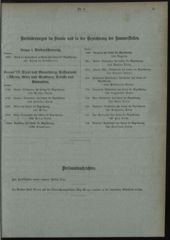 Verordnungsblatt des Postsparkassen-Amtes in Wien 19120401 Seite: 9