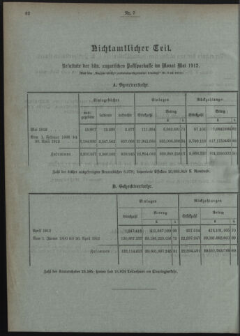 Verordnungsblatt des Postsparkassen-Amtes in Wien 19120701 Seite: 10