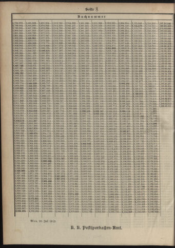 Verordnungsblatt des Postsparkassen-Amtes in Wien 19120801 Seite: 24