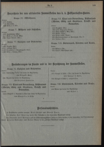 Verordnungsblatt des Postsparkassen-Amtes in Wien 19120902 Seite: 9