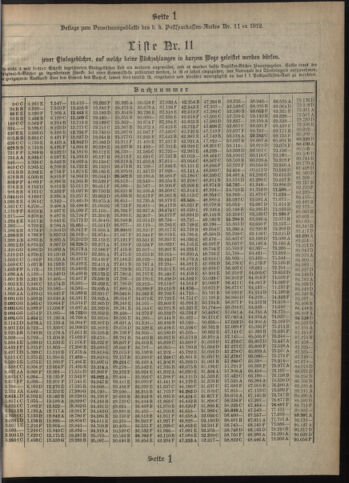 Verordnungsblatt des Postsparkassen-Amtes in Wien 19121102 Seite: 13