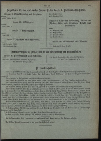 Verordnungsblatt des Postsparkassen-Amtes in Wien 19121102 Seite: 9