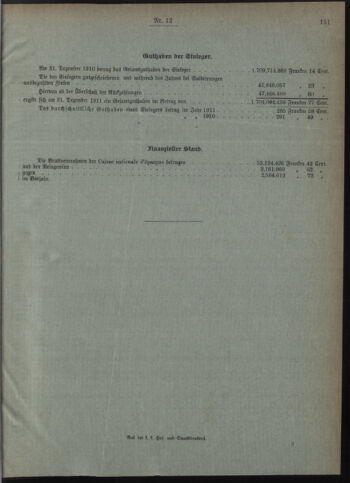 Verordnungsblatt des Postsparkassen-Amtes in Wien 19121202 Seite: 13