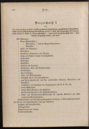 Post- und Telegraphen-Verordnungsblatt für das Verwaltungsgebiet des K.-K. Handelsministeriums 18840322 Seite: 6