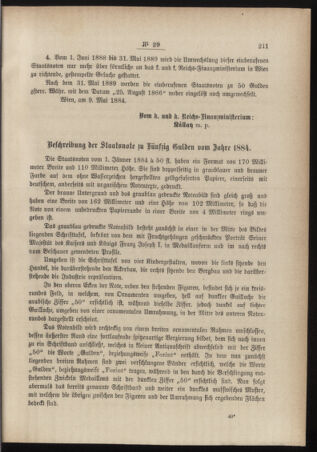 Post- und Telegraphen-Verordnungsblatt für das Verwaltungsgebiet des K.-K. Handelsministeriums 18840530 Seite: 3