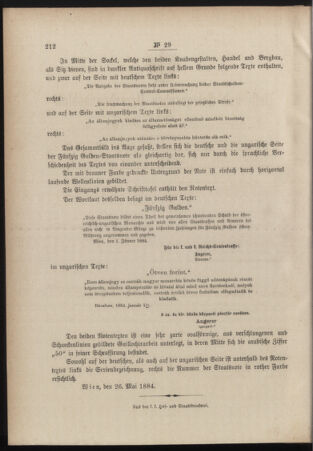 Post- und Telegraphen-Verordnungsblatt für das Verwaltungsgebiet des K.-K. Handelsministeriums 18840530 Seite: 4