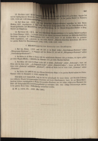 Post- und Telegraphen-Verordnungsblatt für das Verwaltungsgebiet des K.-K. Handelsministeriums 18840618 Seite: 13