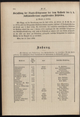 Post- und Telegraphen-Verordnungsblatt für das Verwaltungsgebiet des K.-K. Handelsministeriums 18840630 Seite: 4