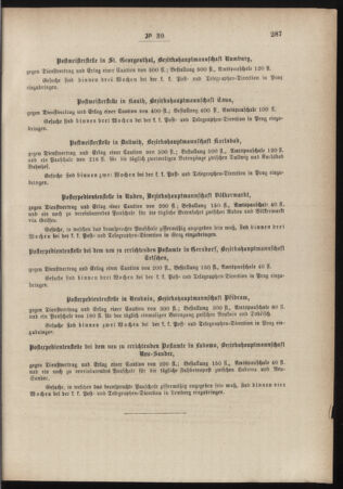 Post- und Telegraphen-Verordnungsblatt für das Verwaltungsgebiet des K.-K. Handelsministeriums 18840704 Seite: 7