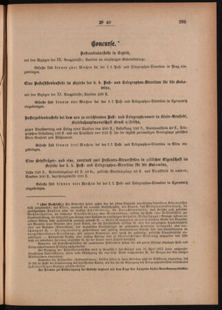 Post- und Telegraphen-Verordnungsblatt für das Verwaltungsgebiet des K.-K. Handelsministeriums 18840710 Seite: 7