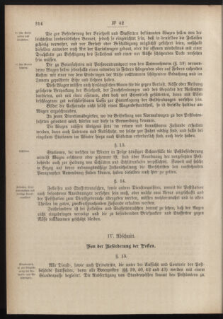 Post- und Telegraphen-Verordnungsblatt für das Verwaltungsgebiet des K.-K. Handelsministeriums 18840714 Seite: 10