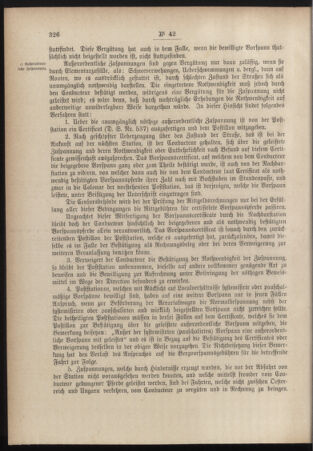 Post- und Telegraphen-Verordnungsblatt für das Verwaltungsgebiet des K.-K. Handelsministeriums 18840714 Seite: 22