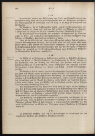 Post- und Telegraphen-Verordnungsblatt für das Verwaltungsgebiet des K.-K. Handelsministeriums 18840714 Seite: 32