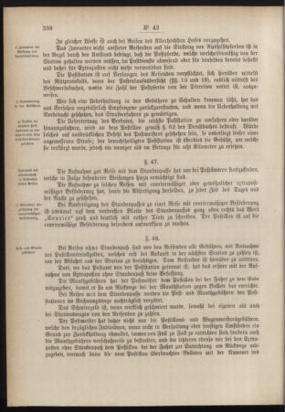 Post- und Telegraphen-Verordnungsblatt für das Verwaltungsgebiet des K.-K. Handelsministeriums 18840714 Seite: 34