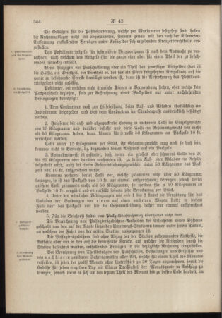 Post- und Telegraphen-Verordnungsblatt für das Verwaltungsgebiet des K.-K. Handelsministeriums 18840714 Seite: 40