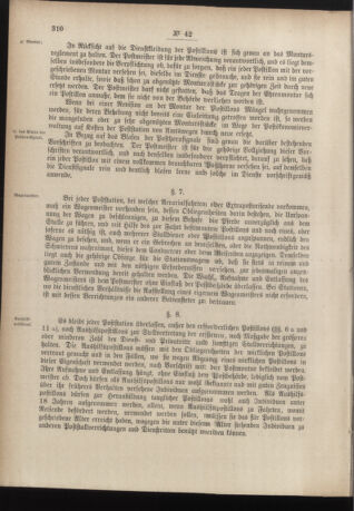 Post- und Telegraphen-Verordnungsblatt für das Verwaltungsgebiet des K.-K. Handelsministeriums 18840714 Seite: 6