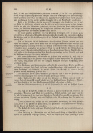 Post- und Telegraphen-Verordnungsblatt für das Verwaltungsgebiet des K.-K. Handelsministeriums 18840714 Seite: 8