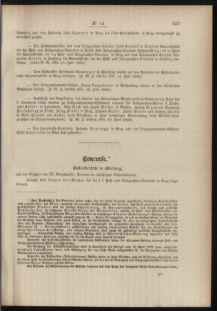 Post- und Telegraphen-Verordnungsblatt für das Verwaltungsgebiet des K.-K. Handelsministeriums 18840718 Seite: 3