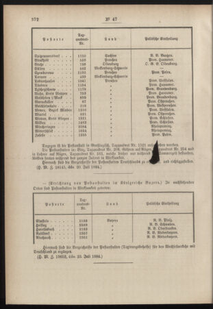 Post- und Telegraphen-Verordnungsblatt für das Verwaltungsgebiet des K.-K. Handelsministeriums 18840731 Seite: 6