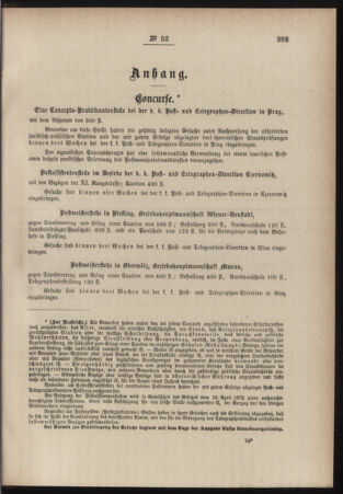 Post- und Telegraphen-Verordnungsblatt für das Verwaltungsgebiet des K.-K. Handelsministeriums 18840814 Seite: 3