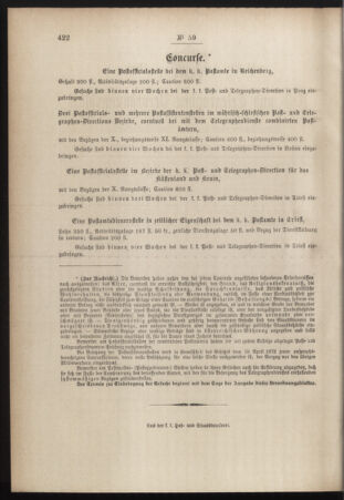 Post- und Telegraphen-Verordnungsblatt für das Verwaltungsgebiet des K.-K. Handelsministeriums 18840902 Seite: 4