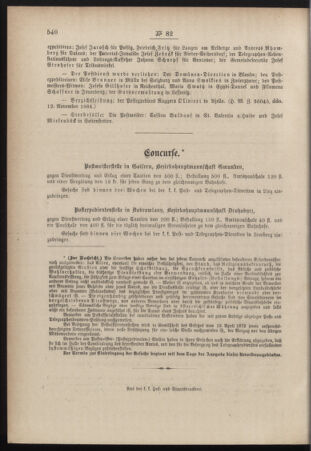 Post- und Telegraphen-Verordnungsblatt für das Verwaltungsgebiet des K.-K. Handelsministeriums 18841119 Seite: 4