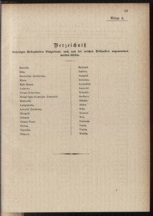 Post- und Telegraphen-Verordnungsblatt für das Verwaltungsgebiet des K.-K. Handelsministeriums 18841121 Seite: 17