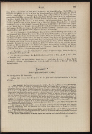 Post- und Telegraphen-Verordnungsblatt für das Verwaltungsgebiet des K.-K. Handelsministeriums 18841121 Seite: 3