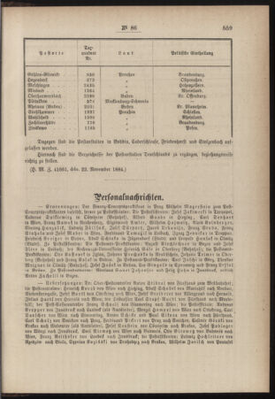 Post- und Telegraphen-Verordnungsblatt für das Verwaltungsgebiet des K.-K. Handelsministeriums 18841129 Seite: 7