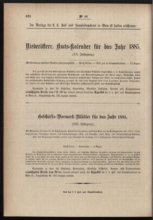 Post- und Telegraphen-Verordnungsblatt für das Verwaltungsgebiet des K.-K. Handelsministeriums 18841210 Seite: 8