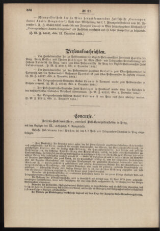 Post- und Telegraphen-Verordnungsblatt für das Verwaltungsgebiet des K.-K. Handelsministeriums 18841220 Seite: 6